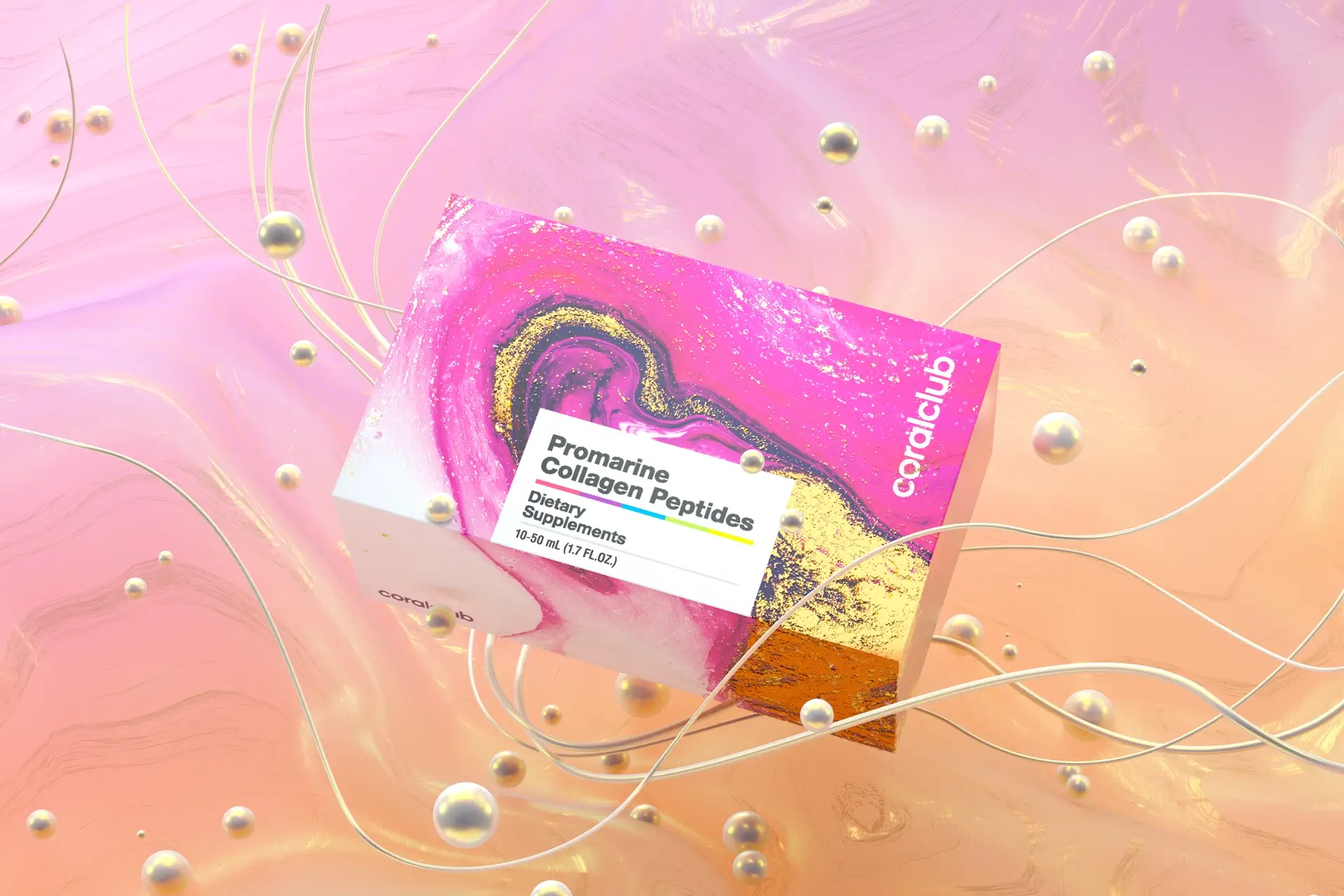 Peptidi di collagene Promarine, ciclo di assunzione di 1 mese