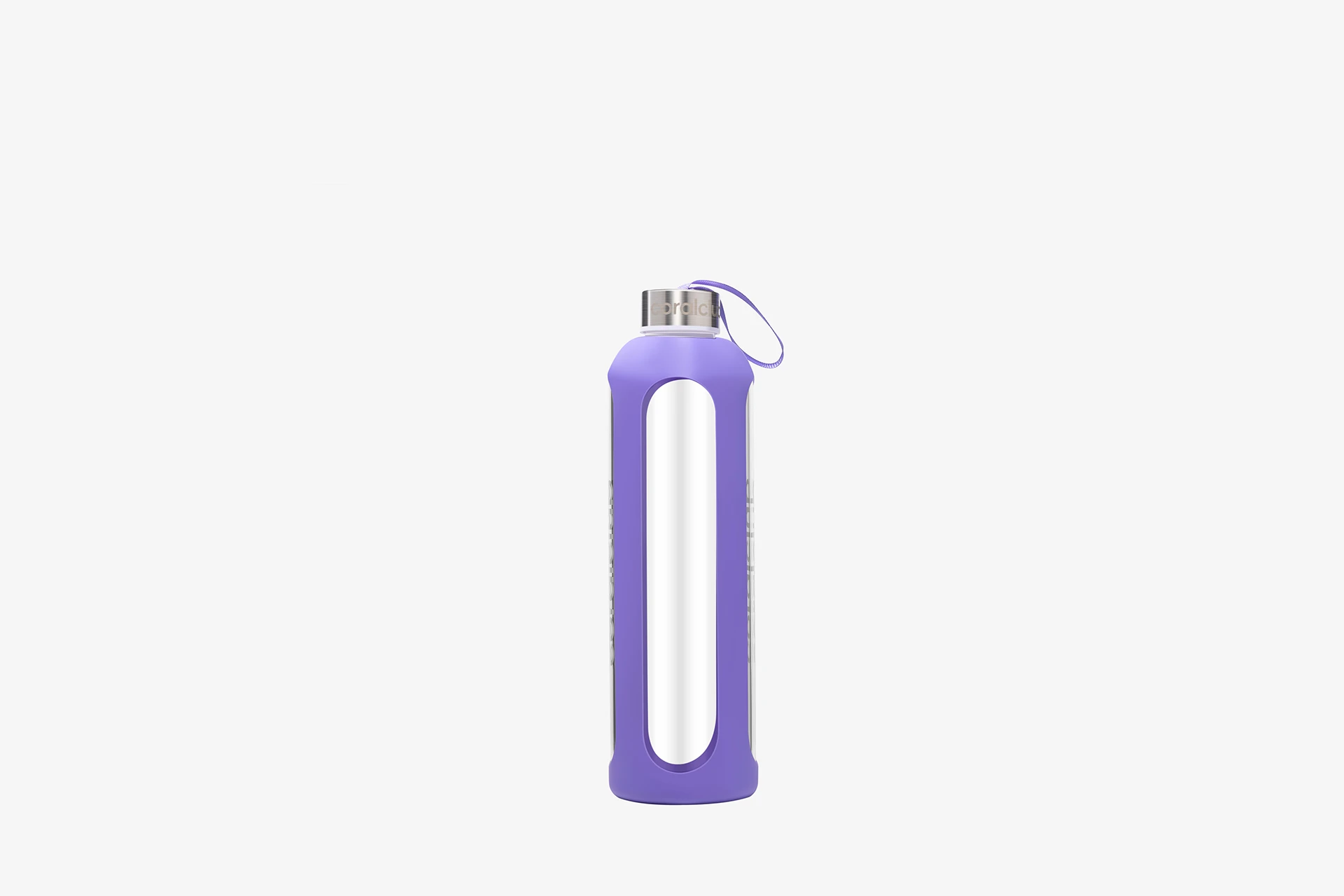 Glass Bottle Violet