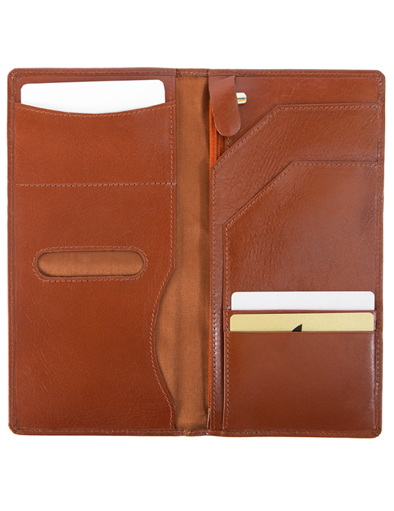 Travel-purse leather