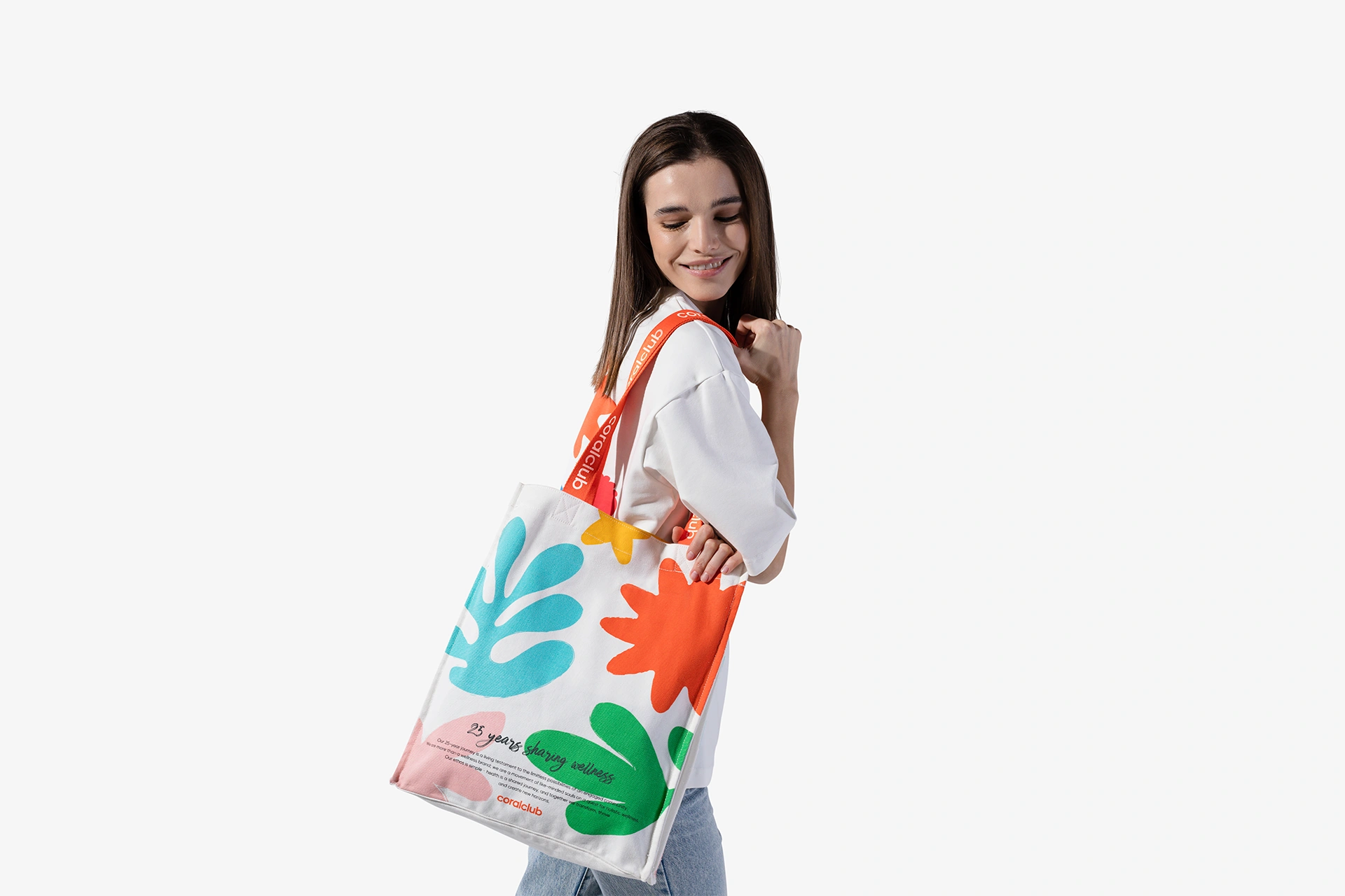 Borsa tote, decorata