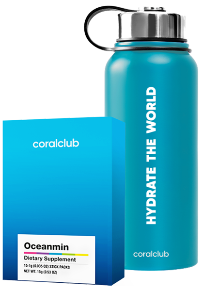 Oceanmin + Thermos "Hydrate the World" 1.18 l