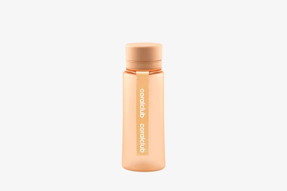 Bottiglia di plastica Coral Club, beige