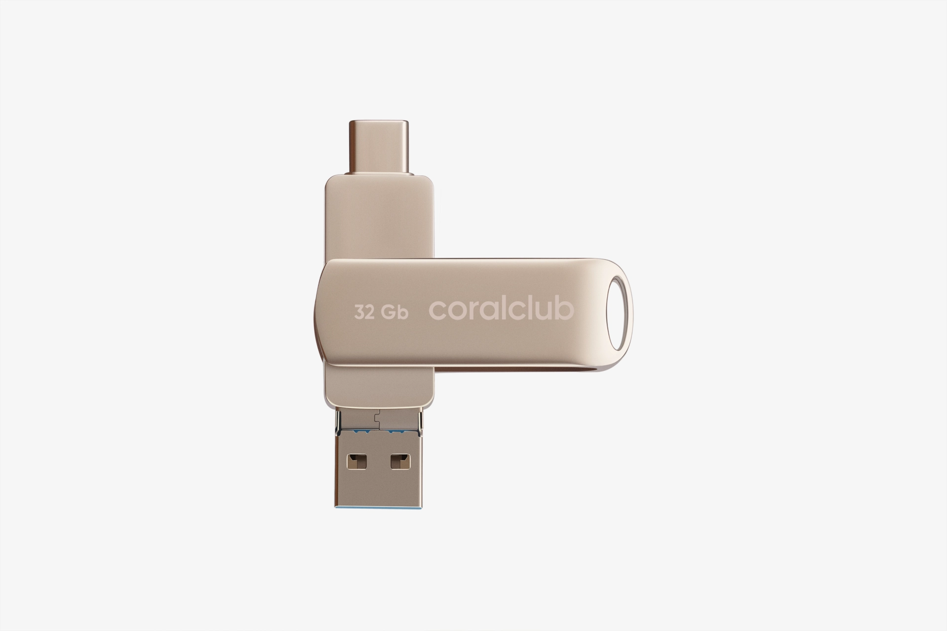 99832 Chiavetta USB CORALCLUB+Tipo-C